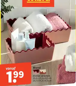 Wibra Mand aanbieding