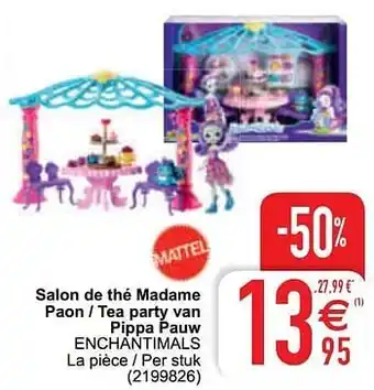 Cora Salon de thé madame paon - tea party van pippa pauw enchantimals aanbieding
