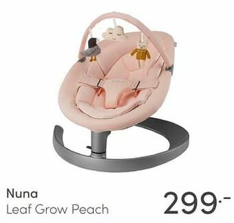 Baby & Tiener Nuna leaf grow peach aanbieding
