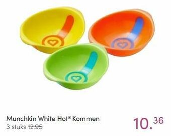 Baby & Tiener Munchkin white hot kommen aanbieding
