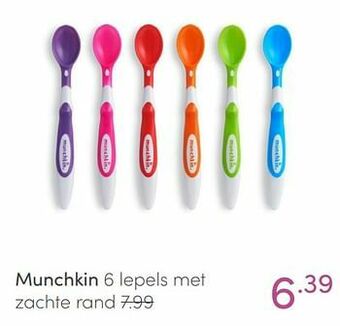 Munchkin 6 lepels met zachte rand