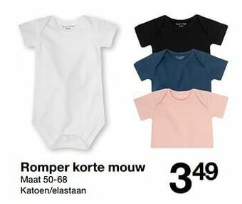 Zeeman Romper korte mouw aanbieding
