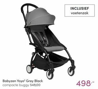 Baby & Tiener Babyzen yoyo2 grey black compacte buggy aanbieding