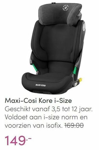 Baby & Tiener Maxi-cosi kore i-size aanbieding