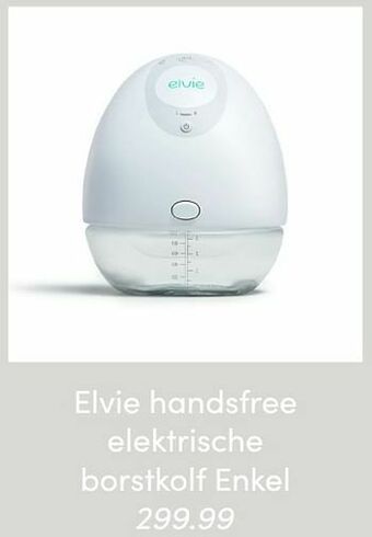 Baby & Tiener Elvie handsfree elektrische borstkolf enkel aanbieding