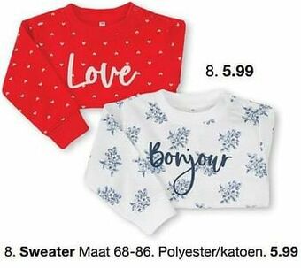 Zeeman Sweater aanbieding