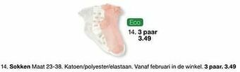 Zeeman Sokken aanbieding