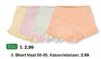 Zeeman Short aanbieding