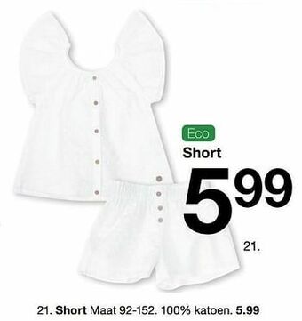 Zeeman Short aanbieding