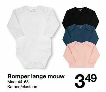 Zeeman Romper lange mouw aanbieding