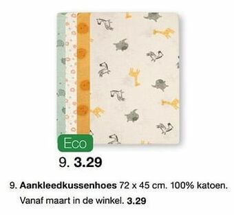 Zeeman Aankleedkussenhoes aanbieding