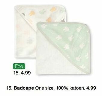 Zeeman Badcape aanbieding