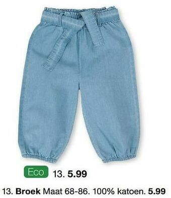 Zeeman Broek aanbieding