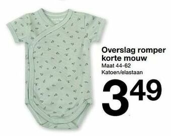 Zeeman Overslag romper korte mouw aanbieding