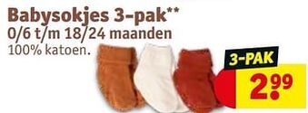 Kruidvat Babysokjes aanbieding