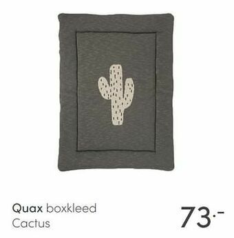 Baby & Tiener Quax boxkleed cactus aanbieding