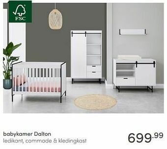 Baby & Tiener Babykamer dalton aanbieding