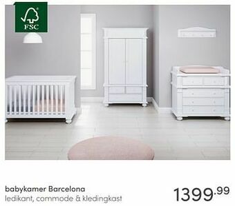Baby & Tiener Babykamer barcelona aanbieding