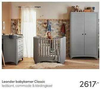 Baby & Tiener Leander babykamer classic aanbieding