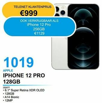 VCD Apple iphone 12 pro 128gb aanbieding