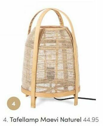 Tafellamp maevi naturel