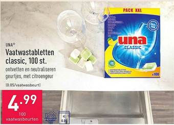 ALDI Vaatwastabletten Classic aanbieding
