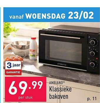 ALDI Klassieke Bakoven aanbieding