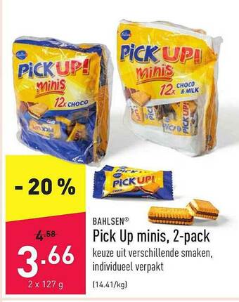 ALDI Pick Up Minis aanbieding