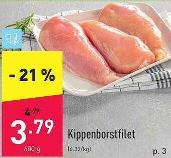 ALDI Kippenborstfilet aanbieding