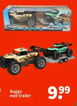Wibra Buggy met trailer aanbieding