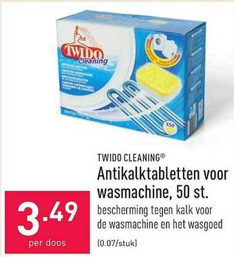 ALDI Antikalktabletten Voor Wasmachine aanbieding