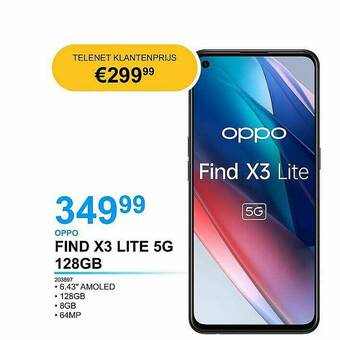 AUVA Oppo Find X3 Lite 5g 128gb aanbieding