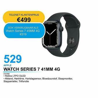 AUVA Apple Watch Series 7 41mm 4g aanbieding