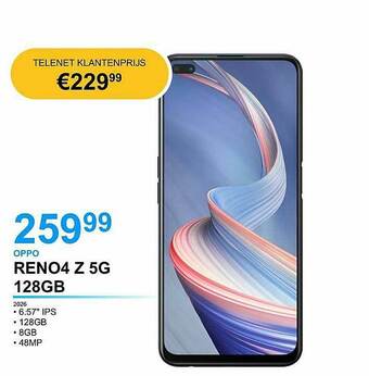 AUVA Oppo Reno4 Z 5g 128gb aanbieding