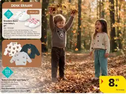 Carrefour Velours broekje voor baby's aanbieding