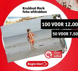 Kruidvat Kruidvat Merk foto-afdrukken aanbieding