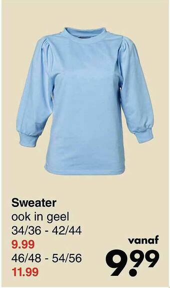 Wibra Sweater aanbieding