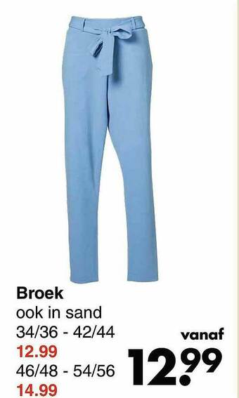 Wibra Broek aanbieding