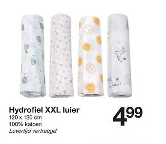 Zeeman Hydrofiel Xxl Luier aanbieding