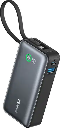 Coolblue Anker Nano Batterie Externe 10 000 mAh avec Charge Rapide Noir aanbieding