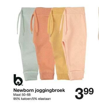 Zeeman Newborn Joggingbroek aanbieding