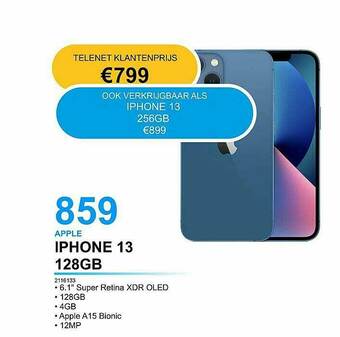 AUVA Apple Iphone 13 128gb aanbieding
