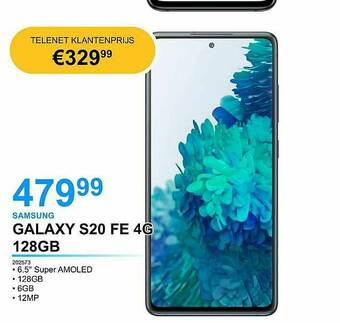 AUVA Samsung Galaxy S20 Fe 4g 128gb aanbieding