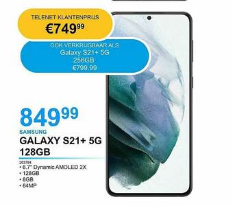 AUVA Samsung Galaxy S21+ 5g 128gb aanbieding