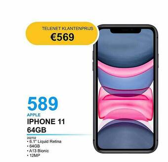 AUVA Apple Iphone 11 64gb aanbieding