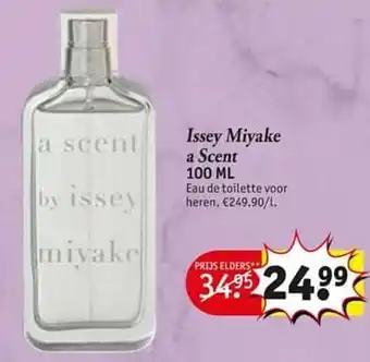 Kruidvat Issey miyake a scent edt 100ml aanbieding