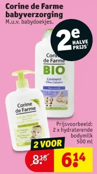 Kruidvat Corine de farme babyverzorging Hydraterende bodymilk 500ml aanbieding