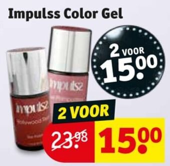 Kruidvat Impulss color gel aanbieding