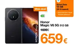 Orange HONOR Magic V6 5G 512GB aanbieding