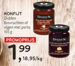 Alvo Konfijt Didden bosvruchten of vijgen met porto aanbieding